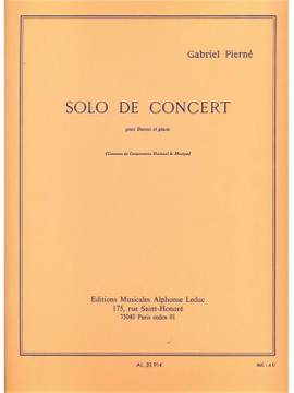 Gabriel Pierné: Solo de concert Opus 35
