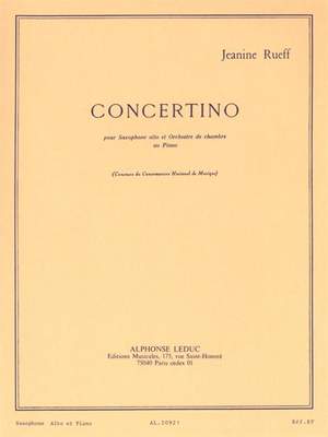 Jeanine Rueff: Concertino Op. 17