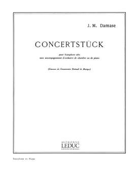 Jean-Michel Damase: Konzertstück (Saxophone-Alto & Piano)