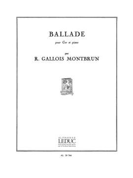 Raymond Gallois Montbrun: Ballade