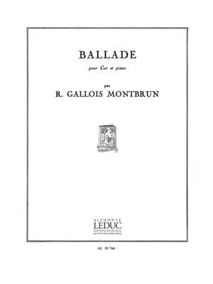 Raymond Gallois Montbrun: Ballade