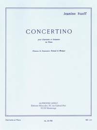 Jeanine Rueff: Concertino pour clarinette et piano