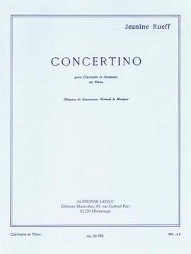 Jeanine Rueff: Concertino Opus 15
