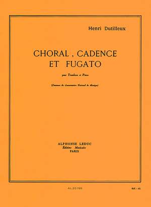 Henri Dutilleux: Choral, cadence et fugato pour trombone et piano