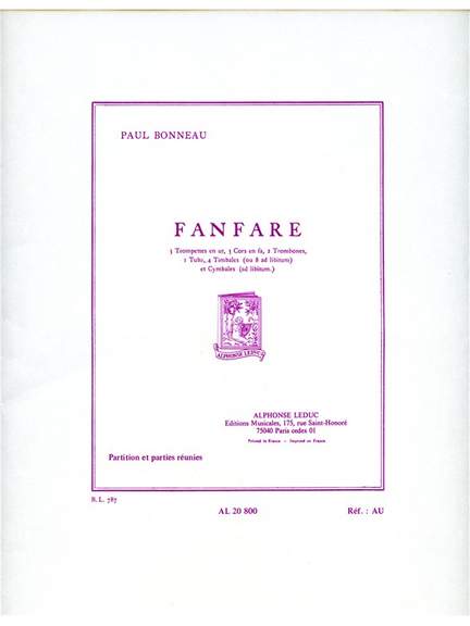 Bonneau: Fanfare
