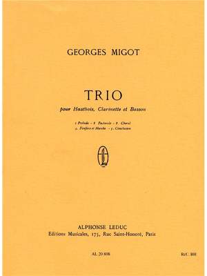 Georges Migot: Trio