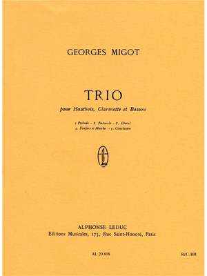 Georges Migot: Trio