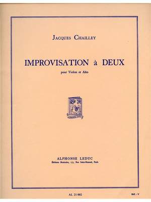 Jacques Chailley: Improvisation A Deux