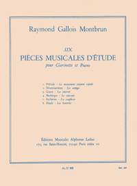 Raymond Gallois Montbrun: 6 Pieces Musicales D'Etude