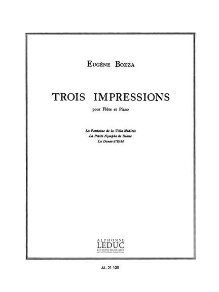 Eugène Bozza: 3 Impressions
