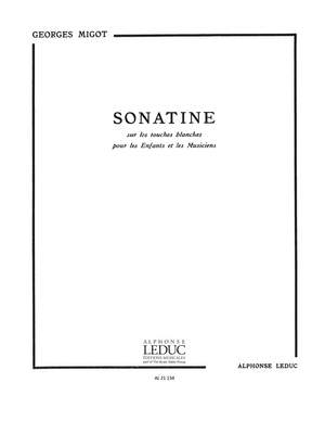 Migot: Sonatine sur les Touches blanches