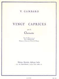 Vincenzo Gambaro: Vingt Caprices pour la Clarinette