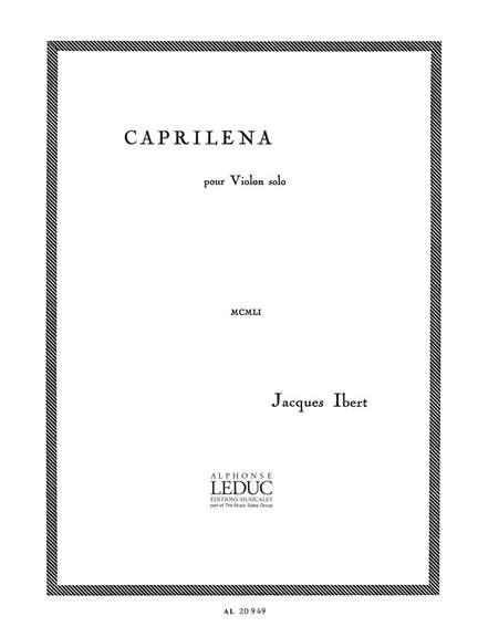 Jacques Ibert: Caprilena