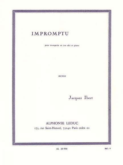 Jacques Ibert: Impromptu