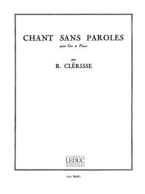 Robert Clerisse: Chant Sans Paroles