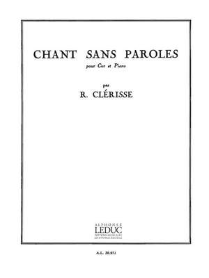 Robert Clerisse: Chant Sans Paroles