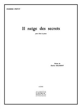 P. Petit: Il Neige Des Secrets