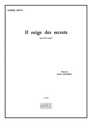 P. Petit: Il Neige Des Secrets