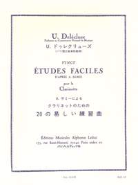 Ulysse Delécluse: 20 Etudes Faciles - D'Apres A. Samie