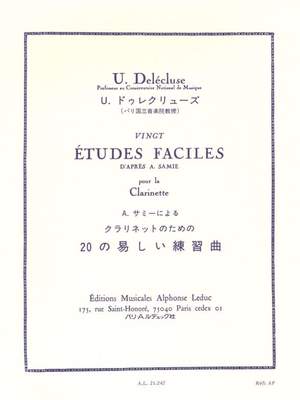 Ulysse Delécluse: 20 Etudes Faciles - D'Apres A. Samie
