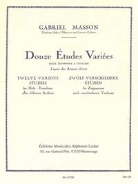 Gabriel Masson: Douze Études Variées