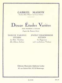 Gabriel Masson: Douze Études Variées
