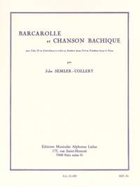 Jules Semler-Collery: Barcarolle and Bacchanalian Song