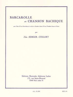 Jules Semler-Collery: Barcarolle and Bacchanalian Song