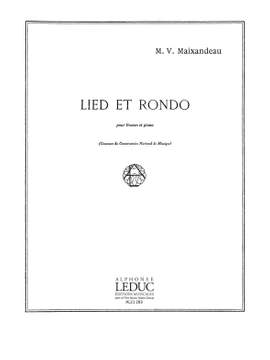 Maixandeau: Lied Et Rondo