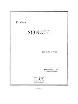 Kishio Hirao: Sonata, for Violin and Piano