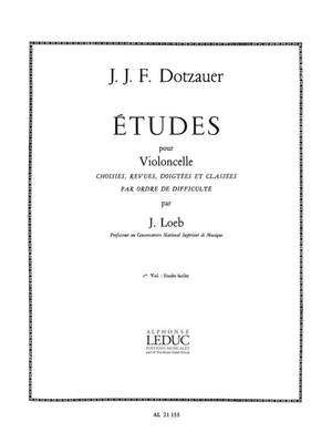 Friedrich Dotzauer: Etudes Vol. 1 Violoncelle