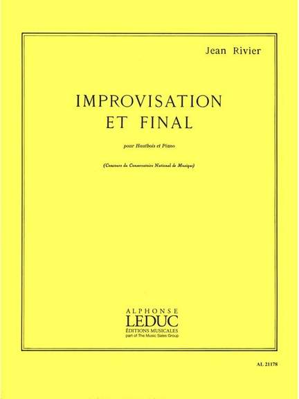 Jean Rivier: Improvisation Et Final
