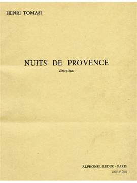 Henri Tomasi: Nuits de Provence