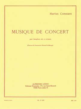 Marius Constant: Musique De Concert