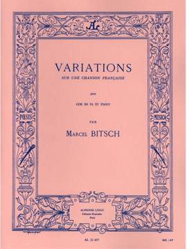Marcel Bitsch: Variations sur un Chanson française