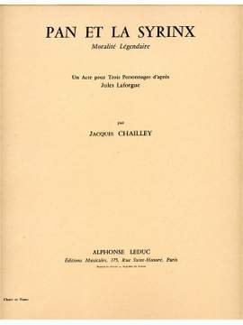 Jacques Chailley: Pan Et La Syrinx
