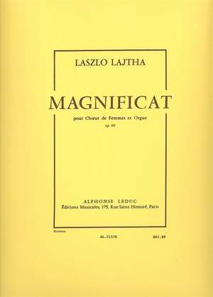 Laszlo Lajtha: Laszlo Lajtha: Magnificat Op.60