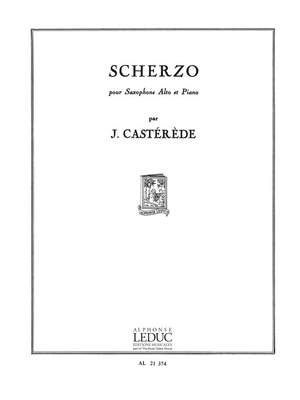 Jacques Castérède: Scherzo For Alto Saxophone And Piano