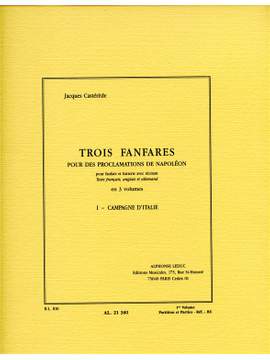 Jacques Castérède: 3 Fanfares pour des Proclamations de Napoleon v 1