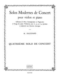 Maurice Hauchard: Solo Moderne de Concert no.4 La Majeur