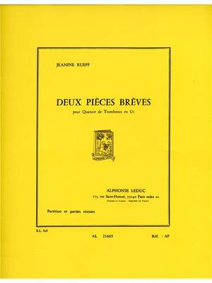 Jeanine Rueff: Deux Pièces Brèves