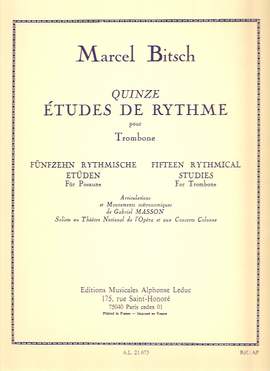Marcel Bitsch: 15 Etudes de Rythme