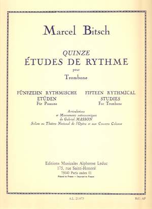 Marcel Bitsch: 15 Etudes de Rythme