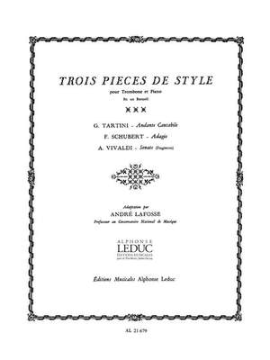 André Lafosse: 3 Pièces de Style
