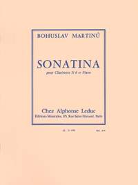 Bohuslav Martinu: Sonatina pour Clarinette et Piano
