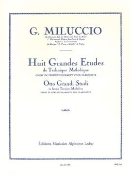 Giacomo Miluccio: 8 Grandes Etudes de Technique melodique