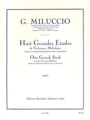 Giacomo Miluccio: 8 Grandes Etudes de Technique melodique