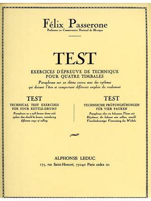 Felix Passerone: Felix Passerone: Test