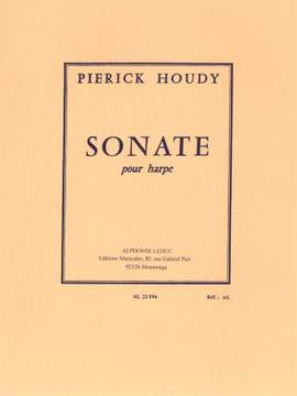 Pierick Houdy: Sonate