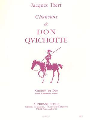 Jacques Ibert: Chansons De Don Quichotte No.3 - Chanson Du Duc